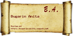 Bugarin Anita névjegykártya